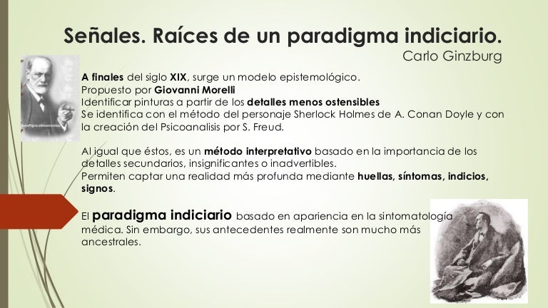 ginzburg paradigma indiciario